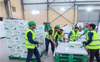 توزيع 2000 كرتونة مواد غذائية خلال رمضان في شمال سيناء
