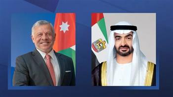 رئيس دولة الإمارات يستقبل ملك الأردن لبحث سبل توسيع التعاون بين البلدين