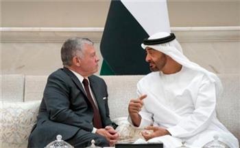 الرئيس الإماراتي والعاهل الأردني يبحثان العلاقات الأخوية والتعاون المشترك