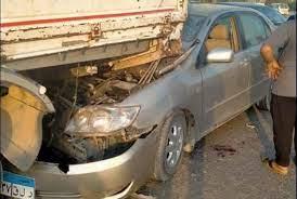 إصابة شخصين في حادث على طريق أسيوط الغربي بالفيوم