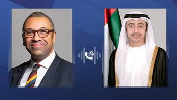وزيرا الخارجية الإماراتي والبريطاني يبحثان هاتفيًا الأوضاع في السودان