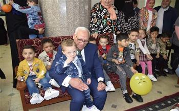محافظ بورسعيد يزور دار المسنين وجمعية تحسين الصحة لتقديم التهنئة بمناسبة عيد الفطر