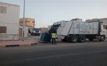 حصاد أعمال النظافة خلال أيام عيد الفطر المبارك بمدينة الغردقة 