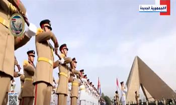 الموسيقى العسكرية تعزف سلام الشهيد في ذكرى تحرير سيناء (فيديو)