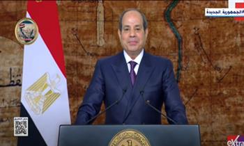 الرئيس السيسي: سيناء تفيض بأشعة النور الإلهي