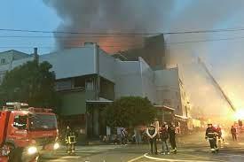 مقتل 7 أشخاص في حريق بمصنع منتجات غذائية بتايوان 