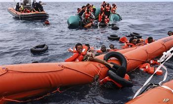 انتشال جثث 34 مهاجرًا في خمسة أيام قبالة السواحل الليبية