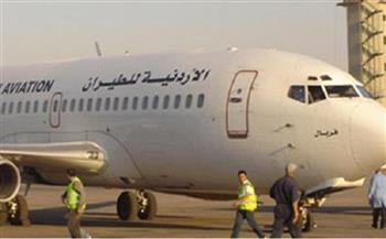 طائرة أردنية جديدة تصل مطار «ماركا» العسكري قادمة من السودان