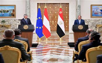 «الأنباء» الكويتية تبرز تأكيد الرئيس السيسي على قوة العلاقات مع النمسا والسعي لمد جسور الصداقة