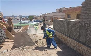 رئيس غارب: تكثيف أعمال النظافة اليومية بالشوارع والمناطق السكنية