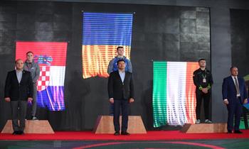 وزير الرياضة يشهد جانب من فعاليات بطولة كأس العالم للجمباز الفني