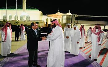 الرئيس السيسي وولي العهد السعودي يبحثان آفاق التعاون المشترك وسبل تعزيزه