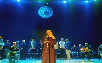 ابتهالات دينية في ثاني ليالي رمضان بمسرح 23 يوليو بالغربية