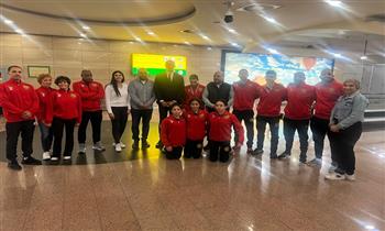 «الشباب والرياضة» تستقبل بعثة منتخب الجمباز بالمطار عقب عودتهم من تركيا