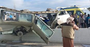  إصابة 5 أشخاص في حادث مروري بصحراوي قنا 