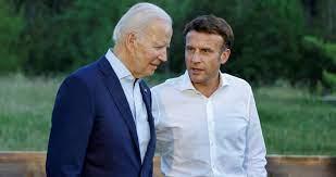 الرئيسان الفرنسي والأمريكي يأملان في مساعدة الصين بتسريع جهود السلام بأوكرانيا