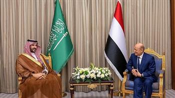 وزير الدفاع السعودي يبحث مع رئيس مجلس القيادة الرئاسي اليمني مستجدات الأوضاع