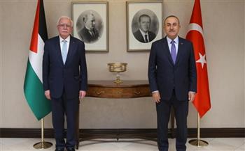 وزير الخارجية الفلسطيني يبحث مع نظيره التركي تطورات الأوضاع بغزة 