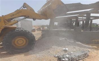 محافظ بورسعيد: إزالة حالة تعدٍ على أرض زراعية في جمعية العبور جنوب المحافظة  