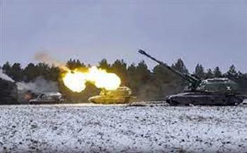 القوات الأوكرانية تقصف 17 موقعا للقوات الروسية