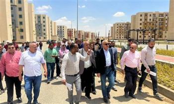 وزير الإسكان يتابع معدلات تنفيذ مشروع سكن كل المصريين بأكتوبر الجديدة