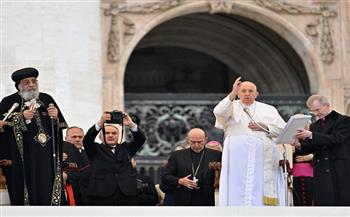 البابا فرنسيس يستقبل بابا الاقباط تواضروس الثاني في الفاتيكان