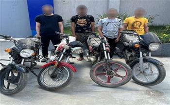 القبض على عصابة سرقة الدراجات النارية بالقاهرة