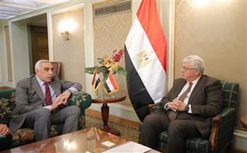 وزير التعليم العالي يبحث مع السفير العراقي بالقاهرة سبل دعم التعاون العلمي