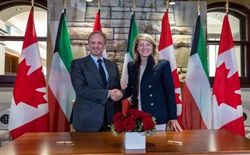 وزيرا خارجية الكويت وكندا يبحثان العلاقات الثنائية والمستجدات الإقليمية والدولية