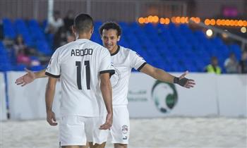 منتخب مصر للشاطئية يسحق قيرغيزستان بسداسية في كأس العرب