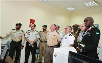 القوات المسلحة تنظم زيارة للملحقين العسكريين العرب والأجانب إلى كليتي القادة والأركان والطب