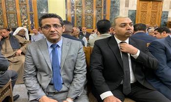 نقيب الصحفيين ووزير المالية وعلي جمعة في عزاء الراحل محمود بكري (صور)