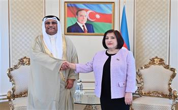 رئيس البرلمان العربي يلتقي رئيسة الجمعية الوطنية لجمهورية أذربيجان