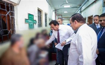 وزير الصحة يوجه بالتوسع في عدد العيادات الخارجية بمستشفى حلوان العام