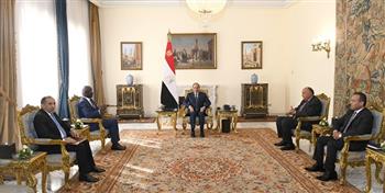 الرئيس السيسي يستقبل وزير الشئون الخارجية والتعاون الموريتاني