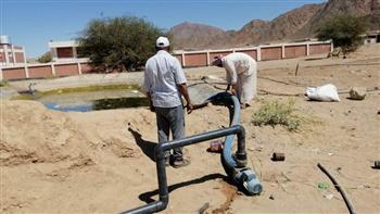 الزراعة والبترول تنفذان مشروعات تنموية في وادي فيران بجنوب سيناء