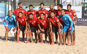 منتخب مصر للشاطئية يتأهل لنصف نهائي كأس العرب