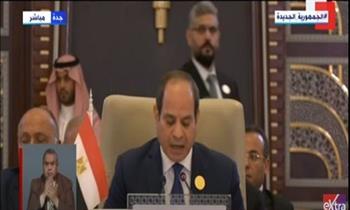 الرئيس السيسي: المنطقة العربية مرت بظروف استثنائية قاسية