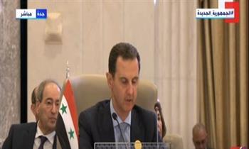 بعد غياب 12 عامًا.. بشار الأسد: القمة العربية فرصة لترتيب شؤوننا بدون تدخل أجنبي