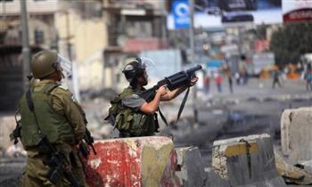مواجهات بين الفلسطينيين وقوات الاحتلال الإسرائيلي شمال الخليل