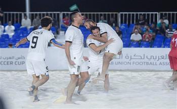  منتخب الشاطئية يصعد إلى نهائي كأس العرب بعد الفوز على فلسطين