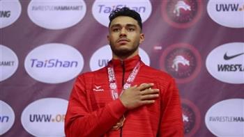 طالب بعلوم الإسكندرية يفوز بالميدالية الذهبية في بطولة إفريقيا للمصارعة الرومانية بتونس