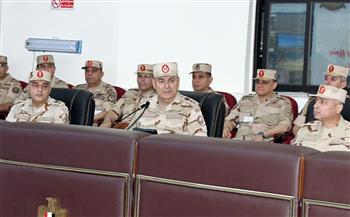 رئيس أركان القوات المسلحة يشهد إحدى مراحل مشروع القيادة التعبوي لإدارة الإشارة «أمان-2»