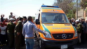 إصابة 4 أطباء في حادث انقلاب سيارة ملاكي ببني سويف