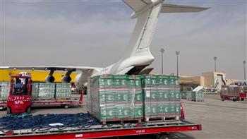 وصول الطائرة الإغاثية السادسة ضمن الجسر الجوي السعودي للشعب السوداني
