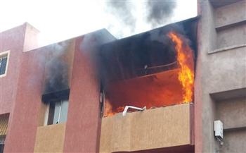 السيطرة على حريق شقة سكنية بالمنيب 
