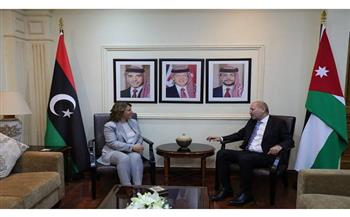 الأردن وليبيا يبحثان تعزيز العلاقات بين البلدين