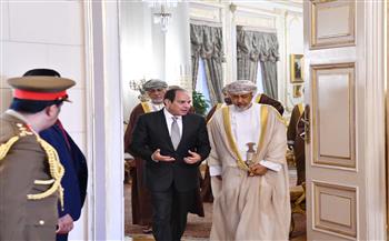 الرئاسة تذيع جولة تفقدية لسلطان عمان في العاصمة الإدارية عقب لقاء الرئيس السيسي
