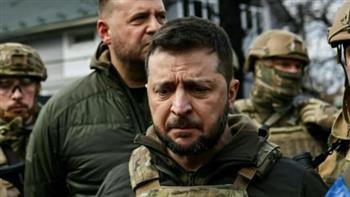 زيلينسكي يزور خط الجبهة في دونيتسك شرق أوكرانيا