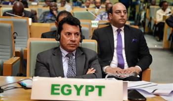 أشرف صبحي يؤكد دعم مصر لشباب القارة الأفريقية
